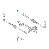 OEM 2009 Infiniti FX35 Nut Diagram - 54588-JK00A