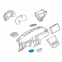 OEM 2020 Infiniti QX50 Switch Assy-Headlamp Diagram - 25542-5GA1A