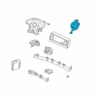 OEM 2002 Dodge Ram 1500 Air Bag Clock Spring Diagram - 56045456AG