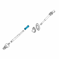 OEM Cadillac CTS Intermed Shaft Diagram - 22893914