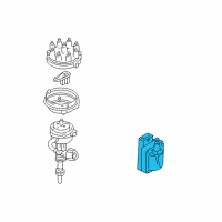 OEM Ford EXP Coil Diagram - F7PZ-12029-AA