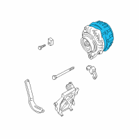 OEM Nissan Frontier Reman Alternator Assembly Diagram - 2310M-1Z600RW