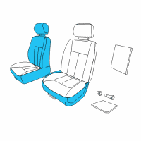 OEM 2008 Dodge Dakota Pad-Seat Cushion Diagram - 5161574AB