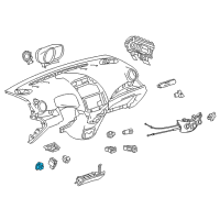 OEM Chevrolet Spark EV Switch Asm-Outside Rear View Mirror Remote Control Selector Diagram - 95986062