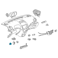 OEM 2016 Chevrolet Spark EV Switch Asm-Outside Rear View Mirror Remote Control Selector Diagram - 95986062