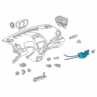 OEM Chevrolet Spark Dash Control Unit Diagram - 42775004