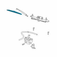 OEM 2004 Mercury Mountaineer Front Blade Diagram - 1S7Z-17528-BA