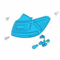 OEM Kia Sorento Lamp Assembly-Rear Combination Diagram - 92402C6101
