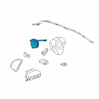 OEM 2010 Saturn Vue Clock Spring Diagram - 20874709