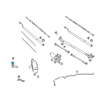 OEM 2021 Nissan Titan XD Cap-Windshield Washer Tank Diagram - 28913-EZ00A