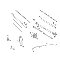 OEM 2020 Nissan Titan XD Hose-Washer Diagram - 28935-EZ00A