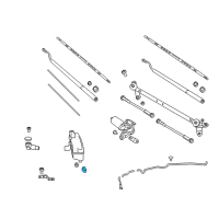 OEM Nissan Pump WIPER Rear Diagram - 28920-EZ00A