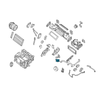 OEM Nissan Sentra Air Intake Box Actuator Diagram - 27730-3RA0A