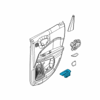 OEM Jeep Compass Switch-Power Window Diagram - 6BZ30LXHAA