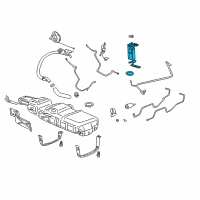 OEM 2003 Buick Rendezvous Fuel Pump Diagram - 19169381