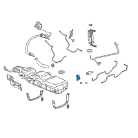 OEM 1998 Chevrolet Venture Bracket-Fuel Filter Diagram - 10253746