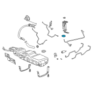 OEM Pontiac Fuel Pump Assembly Seal Diagram - 15103734