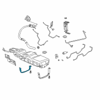 OEM 2004 Pontiac Aztek Strap-Fuel Tank Diagram - 10308271