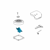 OEM 2004 Ford Focus Jack Assembly Diagram - 3S4Z-17080-AA