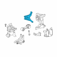 OEM 2015 Scion iQ Front Mount Bracket Diagram - 12315-47050