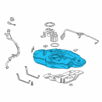 OEM 2016 Chevrolet Cruze Fuel Tank Diagram - 39007284