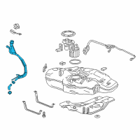 OEM Chevrolet Cruze Filler Pipe Diagram - 42678500