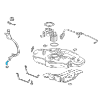 OEM Chevrolet Cruze Filler Hose Diagram - 84105764