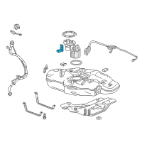 OEM 2018 Chevrolet Cruze Fuel Gauge Sending Unit Diagram - 13588157