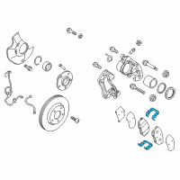 OEM 2015 Kia Optima Spring-Pad Diagram - 581443Q100