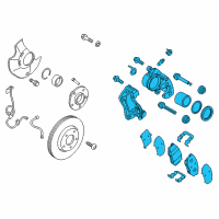 OEM 2015 Kia Optima Front Brake Assembly, Right Diagram - 581304R000