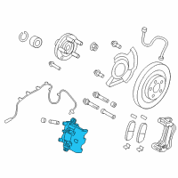 OEM 2013 Lincoln MKX Caliper Diagram - DT4Z-2B120-A