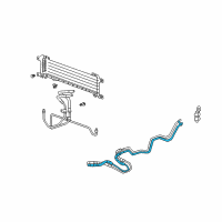 OEM 2004 Cadillac SRX Lower Hose Diagram - 19129779