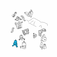 OEM 2004 Toyota Sienna Front Mount Diagram - 12361-0A130