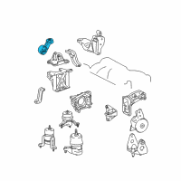 OEM Toyota Sienna Torque Strut Diagram - 12363-0A081