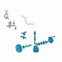 OEM 2012 Toyota Tundra Power Steering Pump Diagram - 44310-0C120