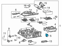 OEM 2021 Toyota Mirai Main Relay Diagram - 1A511-77050