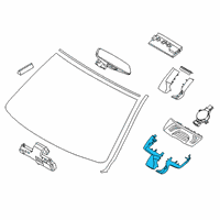 OEM 2020 BMW X7 MIRROR BASE COVER SET Diagram - 51-16-9-108-979