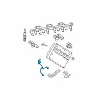 OEM Jeep Grand Cherokee Sensor-Knock Diagram - 56041679AC