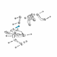 OEM 2017 Lincoln MKX Lower Control Arm Rear Bolt Diagram - -W716341-S439