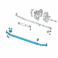 OEM 2014 Ram 3500 Tube-Steering Linkage Diagram - 68369918AE