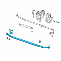 OEM Ram 3500 Tube-Steering Linkage Diagram - 68369918AE