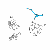 OEM 2008 Mercury Sable Vacuum Hose Diagram - 8G1Z-9C490-D