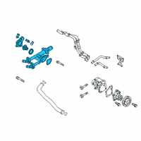 OEM 2020 Kia Sorento Control Assembly-COOLANT Diagram - 256002GGA0