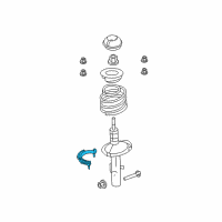 OEM Mercury Lower Seat Diagram - 8G1Z-5414-A