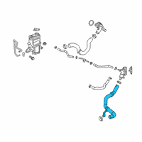 OEM Toyota RAV4 Lower Hose Diagram - 16571-25080