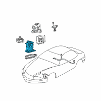 OEM 2000 Pontiac Grand Am Valve Kit, Brake Pressure Mod (Remanufacture) Diagram - 18060811