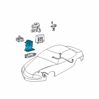 OEM 1997 Oldsmobile Cutlass Valve Kit, Brake Pressure Mod (Remanufacture) Diagram - 18060811