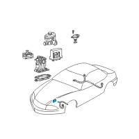 OEM Chevrolet Malibu Control Module Diagram - 12209438