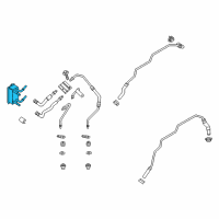 OEM 2015 Lincoln MKZ Transmission Cooler Diagram - FP5Z-7A095-A