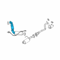 OEM Jeep Grand Cherokee Clamp-Exhaust Diagram - 52090372AA